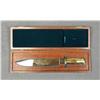 Image 1 : U.S. Historical Society John Singleton Mosby  commemorative Bowie knife in mahogany display  case.  