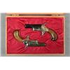 Image 3 : Pair of modern Colt single shot derringers in  factory wood display case, .22 short cal.,  2-1/2” ba
