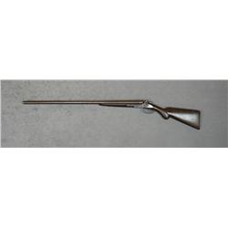 Remington exposed hammer SxS shotgun, 12  gauge, 32” barrels, Damascus barrels,  checkered wood stoc