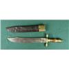Image 1 : Interesting large South American or Mexican  Bowie knife approx. 19” overall with an  approx. 13”  u