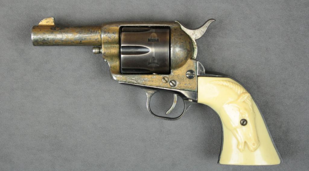 Customized Colt SAA revolver, .22 cal., 3-1/8” barrel, no ejector ...