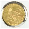 Image 2 : 1909 Gold $5 Indian Coin, uncirculated, not  professionally graded. Est. $350-$700