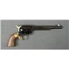Image 2 : Cased Colt 125th Anniversary SAA revolver,  .45 cal., 7-1/2” barrel, blue finish with  gold accentin
