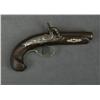 Image 2 : A. Wurfflein Philadelphia single shot  derringer, .41 cal., 3” barrel, checkered  wood grip with sil