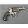 Image 1 : Colt Model 1877 ejectorless DA revolver, .38  cal., 2-1/2” barrel, nickel finish, checkered  hard ru