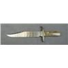 Image 1 : Large custom bowie style knife approx.  15-1/2” overall with an approx. 10-1/2” clip  point blade ma