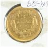 Image 1 : 1856 $3 U.S. Gold Coin, uncirculated, not  professionally graded. Est. $600-$1,200