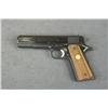 Image 2 : Colt MK IV Series ’70 Government Model  semi-auto pistol, .45 cal., 5” barrel,  checkered Colt medal