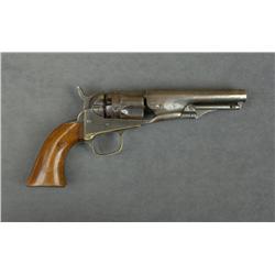 Colt Model 1862 percussion revolver, .36  cal., fluted cylinder, blue and case hardened  finish, woo