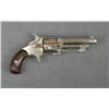 Image 1 : Wesson and Harrington spur trigger revolver,  .38 cal., 3-1/2” octagon barrel, nickel  finish, rosew