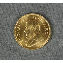 Gold 1 oz. Krugerrand. Est. $1,400-$2,800