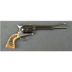 Colt New Frontier SAA revolver, .44 Special  caliber, 7-1/2” barrel, blue and case  hardened finish,