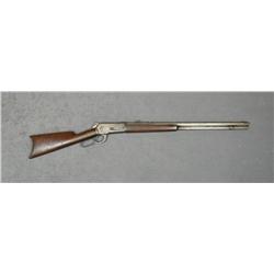 Winchester Model 1886 lever action rifle,  .40-65 cal., 26” octagon barrel, blue and  case hardened 