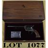 Image 1 : Presentation wood drawer style casing of a  Colt Centennial Peacemaker SAA revolver, .45  cal., 7-1/