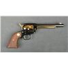 Image 1 : Factory cased Colt Frontier Scout SAA  revolver, .22LR cal., 6” barrel, blue and  gold wash finish, 