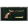 Image 3 : Factory cased Colt Frontier Scout SAA  revolver, .22LR cal., 6” barrel, blue and  gold wash finish, 