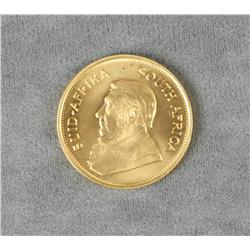 Gold 1 oz. Krugerrand. Est. $1,400-$2,800