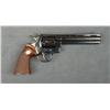 Image 2 : Colt Python Model DA revolver, .357 Magnum  cal., 6” barrel, blue finish, checkered Colt  medallion 