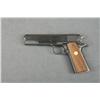 Image 4 : Colt Government Model semi-auto pistol, .45  cal., 5” barrel, blue finish, checkered Colt  medallion