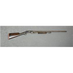 Winchester Model 97 pump-action take down  shotgun, 12 gauge, 30” barrel, blue finish,  checkered wo