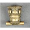 Image 1 : Small brass signal mortar approx. 3-1/2” high  and approx. 2-1/2” in diameter with “1771  inscribed 