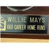 Image 3 : Legendary Willie Mays Autographed Baseball  660 Home Runs comes with Certificate of  Authenticity. M