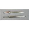 Image 1 : U.S. bayonet and metal sheath for a  Springfield Krag Model rifle in overall very  good to fine cond