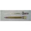 Image 2 : U.S. Model 1917 bayonet, sheath and frog with  brass hanger by Remington in overall very  good to fi