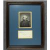 Image 1 : Framed and matted signature and print of  General Phil Sheridan in frame approx. 16” x  13” overall;