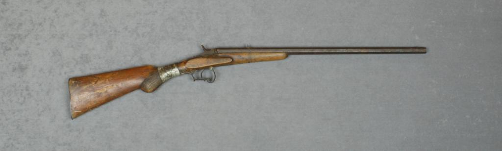 Flobert single shot rifle, .22 cal., 22-1/2” octagon barrel, blue ...