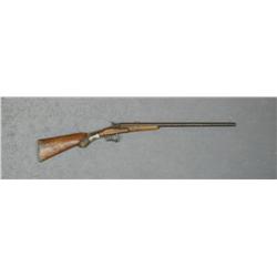 Flobert single shot rifle, .22 cal., 22-1/2”  octagon barrel, blue finish, checkered wood  stock, #N