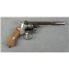 Image 2 : French pinfire revolver, 11mm cal., 6”  octagon barrel, blue finish, engraved frame  and cylinder, c