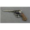 Image 3 : French pinfire revolver, 11mm cal., 6”  octagon barrel, blue finish, engraved frame  and cylinder, c