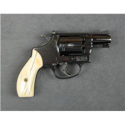 Smith & Wesson Model 34-1 DA revolver, .22LR  cal., 2” barrel, blue finish, adjustable rear  sight,
