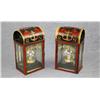 Image 1 : Pair of Royal Navy kerosene lamps approx. 12”  in height, 7” in width and 5” in depth each  and in o