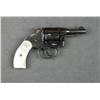 Image 1 : Colt Pocket Positive DA revolver, .32 cal.,  2-1/2” barrel, blue finish, pearl grips,  British proof