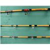 Image 1 : Great fishing lot consisting of three fishing  rods and reels including a Sabre rod with  Shimano Fi