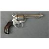 Image 1 : Colt Model 1877 DA revolver, .38 cal., 4-1/2”  barrel, re-nickeled finish, replaced smooth  wood gri