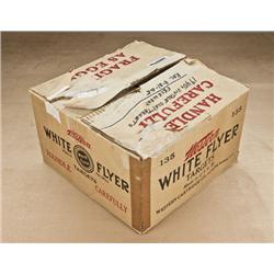 Full box of Winchester Western white flyer  clay targets, 1940’s vintage. Birds or clays  are in exc