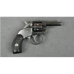 H & R Young American Model DA pocket  revolver, .22 RF cal., 2” octagon barrel,  blue finish,, check