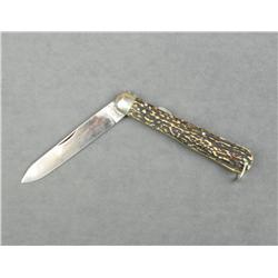 Large stag handled folder knife by Joseph  Rodgers & Sons (No. 6) approx. 10” overall  with an appro