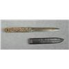 Image 1 : Classic old Sheffield spear point bowie style  knife approx. 9-1/2” overall with an approx.  5-1/2” 