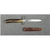 Image 1 : John Newton & Co. Sheffield, England marked  spear point knife with stag grip, simple  German silver