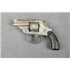 Image 1 : Iver-Johnson top break DA revolver, .32 cal.,  barrel cut down to 2”, nickel finish,  checkered hard