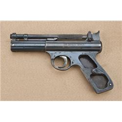 Webley Senior .22 caliber spring-action air  pistol, serial #205. Prewar manufacture, good  conditio