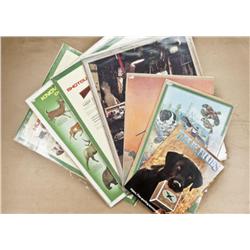 Lot of Remington advertising posters  including Know Your Hunting Dogs and Know  Your Big Game of No