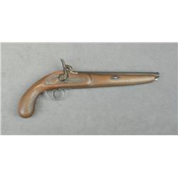 Celta Borchers Spanish reproduction  percussion pistol, #7288, 12mm cal., 9.5"  octagon barrel, chec