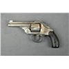 Image 2 : Iver-Johnson DA revolver, .38 cal., 3-1/2”  barrel, nickel finish, checkered hard rubber  grips, #NV