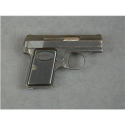 Belgian-made Baby Browning Model semi-auto  pistol, 6.35mm cal., 2” barrel, black finish,  checkered