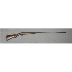 Long Tom brand single shot shotgun, top  break, 12 gauge, 40” barrel, checkered wood  stocks, #8. Th
